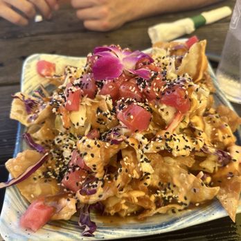 Flora-Bama Lounge, Package & Oyster Bar - Tuna nachos - Music Venues Near Me - Pensacola, Florida Flora-Bama Lounge, Package & Oyster Bar - Tuna nachos - Music Venues Near Me - Pensacola, Florida
