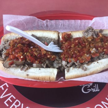 Lefty's Cheesesteaks - Cheese Steak Hoagie with Mushrooms - Sandwiches Near Me - Livonia, Michigan