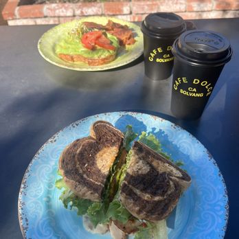 Cafe Dolce - Chipotle Chicken Sandwich - Coffee & Tea Near Me - Solvang, California