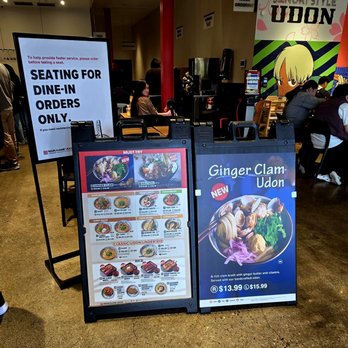 Marugame Udon - Menus at front of store - Japanese Near Me - Tukwila, Washington Marugame Udon - Menus at front of store - Japanese Near Me - Tukwila, Washington