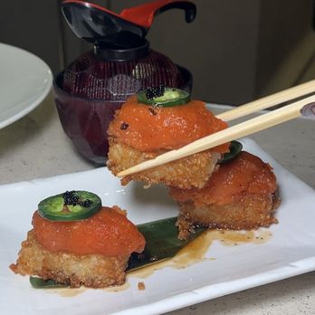 Robata Wasa - Spicy Tuna Crispy Rice - Sushi Bars Near Me - Irvine, California Robata Wasa - Spicy Tuna Crispy Rice - Sushi Bars Near Me - Irvine, California