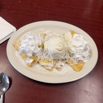Ely's Restaurant - pineapple coconut ice cream crepes - Breakfast & Brunch Near Me - Las Vegas, Nevada Ely's Restaurant - pineapple coconut ice cream crepes - Breakfast & Brunch Near Me - Las Vegas, Nevada