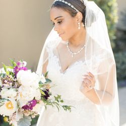 Bridal hair styling