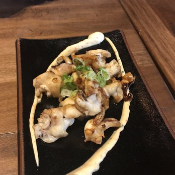 Udon Lab - Ika-geso itame (grilled squid) - not grilled, really. More like pan fried. - Noodles Near Me - New York, New York Udon Lab - Ika-geso itame (grilled squid) - not grilled, really. More like pan fried. - Noodles Near Me - New York, New York