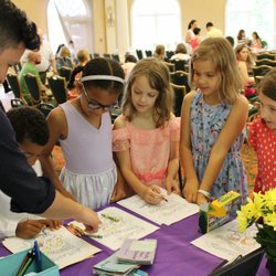 Atlanta Music Education - Coloring before recital