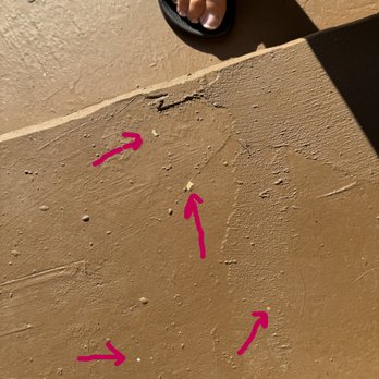 Erics Home Renovation - Stain peeling on steps. - General Contractors Near Me