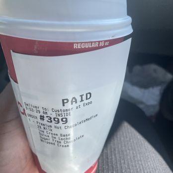 Sheetz - 16oz hot chocolate - Convenience Stores Near Me - Romulus, Michigan