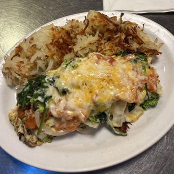 Rudford's Restaurant - Veggie omelette w/ hash browns - Diners Near Me - San Diego, California Rudford's Restaurant - Veggie omelette w/ hash browns - Diners Near Me - San Diego, California