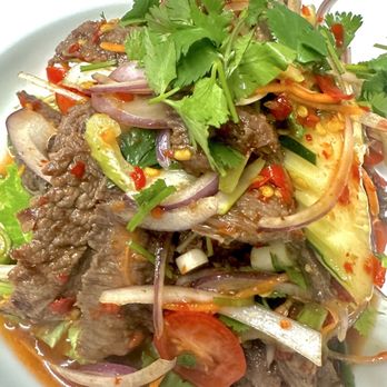 Ladda Thai House - Beef Salad - Thai Near Me - Portland, Oregon