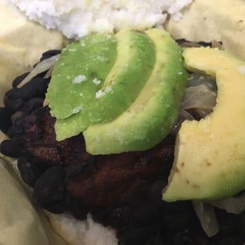 Arepa - Vegetarian arepa sandwich. Yum! - Food Trucks Near Me - Olympia, Washington Arepa - Vegetarian arepa sandwich. Yum! - Food Trucks Near Me - Olympia, Washington