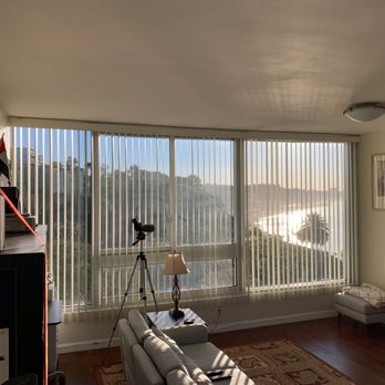 Galaxy Draperies - My old vertical blind window treatment, easterly view. - Shades & Blinds Near Me - Simi Valley, California Galaxy Draperies - My old vertical blind window treatment, easterly view. - Shades & Blinds Near Me - Simi Valley, California