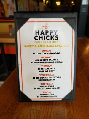 Menu photo 3 Happy Chicks Austin, TX