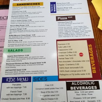 Untoasted - Back menu - Breakfast & Brunch Near Me - Hallandale Beach, Florida