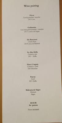 Menu photo 3 Montiel Barcelona, B Menu photo 3 Montiel Barcelona, B