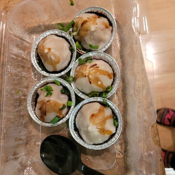 Hap Restaurant - Soup dumplings (after I dumped soy sauce on them and ate one - comes with six) - Vietnamese Near Me - Vancouver, Washington