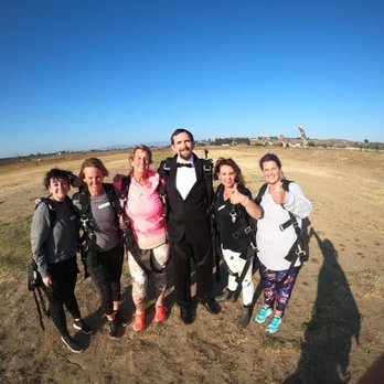 GoJump Oceanside - Our group with James Bond - Skydiving Near Me - Oceanside, California GoJump Oceanside - Our group with James Bond - Skydiving Near Me - Oceanside, California