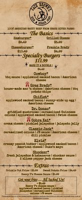 Menu photo 1 Jack Brown's Beer & Burger Joint - Chattanooga Chattanooga, TN