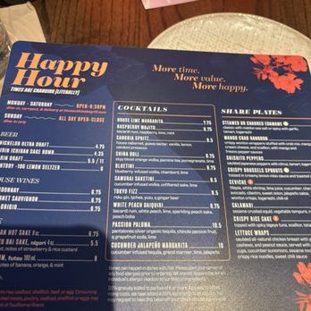 Blue Sushi Sake Grill - Happy hour menu - Sushi Bars Near Me - Chicago, Illinois Blue Sushi Sake Grill - Happy hour menu - Sushi Bars Near Me - Chicago, Illinois