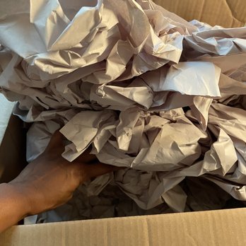 ASAP Moving Services - Box 1 of FIVE that were filled with just packing paper and brought over to our new home. A waste of time and space. - Movers Near Me