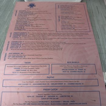 Marker 88 - Menu - Seafood Near Me - Islamorada, Florida Marker 88 - Menu - Seafood Near Me - Islamorada, Florida