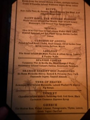 Menu photo 3 Extra Dirty Cocktail Club Boston, MA
