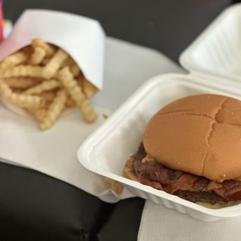 Burger Crush - Crinkle fries and single burger - Burgers Near Me - Smyrna, Georgia