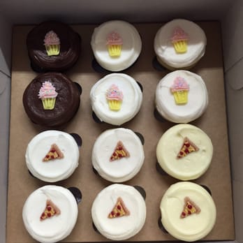 Sibby's Cupcakery - Cupcakes on cupcakes! The others are supposed to be pizza slices but they kind of look like pie slices... - Cupcakes Near Me - San Mateo, California Sibby's Cupcakery - Cupcakes on cupcakes! The others are supposed to be pizza slices but they kind of look like pie slices... - Cupcakes Near Me - San Mateo, California