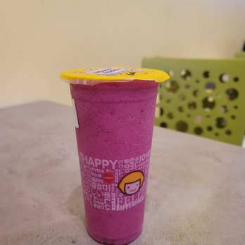Happy Lemon - Dragon fruit yakult smoothie - Juice Bars & Smoothies Near Me - Daly City, California