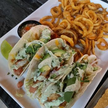 Whiskey Neat - Shrimp tacos - Tapas Bars Near Me - Fort Lauderdale, Florida