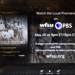 WFSU Public Television - If this Zoom event is any indication then this documentary is going to be must see tv.