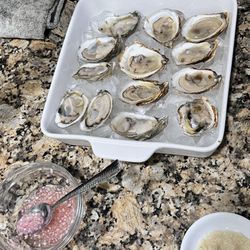 Sen by Kiki - Freshly shucked oysters from Sen. (I shucked at home)