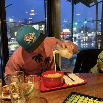 The Corner Grill, Bar + Game Room - Cereal for dessert at Corner Bar! - Eatertainment Near Me - Ferndale, Michigan