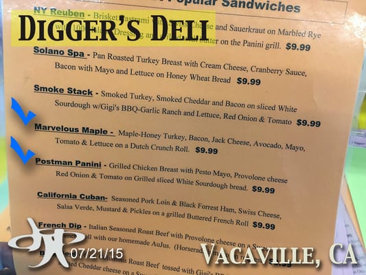 Menu photo 4 Diggers Deli Vacaville, CA Menu photo 4 Diggers Deli Vacaville, CA