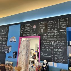 Lickity Split Ice Cream - Menu