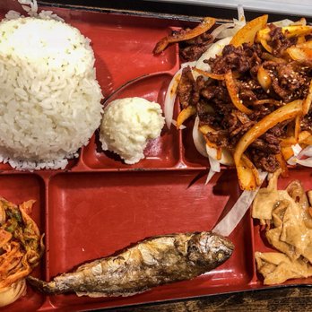 Jang Guem Tofu & BBQ - Spicy Pork  For more food, check out @clickhereforfood on IG! www.INSTAGRAM.com/CLICKHEREFORFOOD - Korean Near Me - Katy, Texas