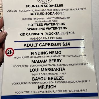 Cap’t Loui Henderson - Drink menu - Seafood Near Me - Las Vegas, Nevada Cap’t Loui Henderson - Drink menu - Seafood Near Me - Las Vegas, Nevada