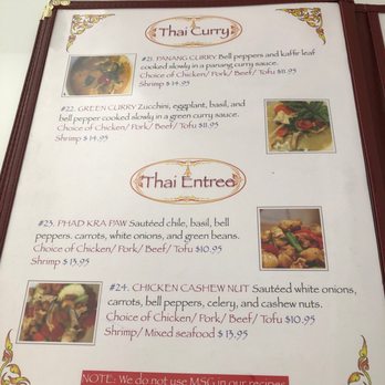 Phad Thai - Menu 4 - Thai Near Me - Coupeville, Washington
