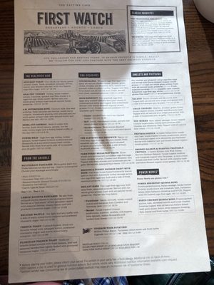 Menu photo 8 First Watch Clemmons, NC