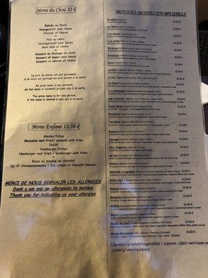 Menu photo 1 Le Chou de Bruxelles Brussels, BRU Menu photo 1 Le Chou de Bruxelles Brussels, BRU