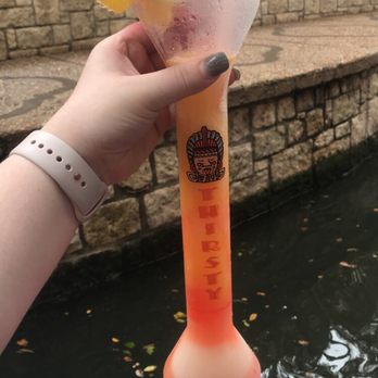 Thirsty Aztec - Souvenir cup with $10 refills! - Cocktail Bars Near Me - San Antonio, Texas