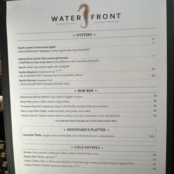 Waterfront Southgate - Menu - Seafood Near Me - Melbourne, VIC Waterfront Southgate - Menu - Seafood Near Me - Melbourne, VIC