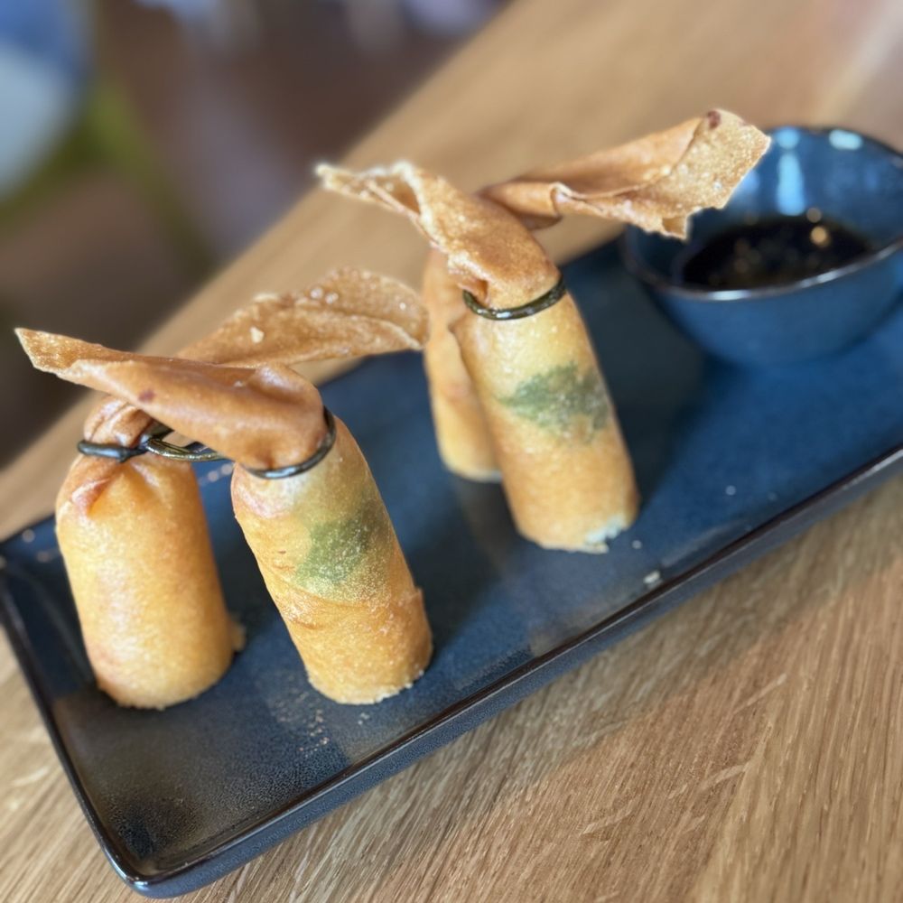 Lana - Prawn shrimp rolls - American Near Me - Solana Beach, California