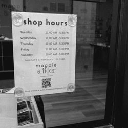 Magpie & Tiger - Tuesday buzzkill