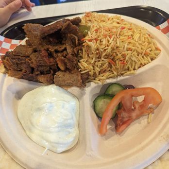 Shawarma Tiger - Kids beef plate - Juice Bars & Smoothies Near Me - Renton, Washington