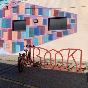 John L. Dart Library - Love this bike rack that spells BOOK - Libraries Near Me - Charleston, South Carolina