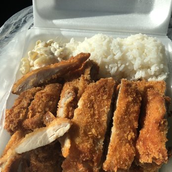 Aloha Express - Chicken Katsu...yummmy!! - Hawaiian Near Me - Visalia, California