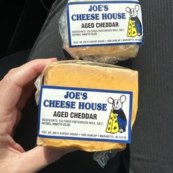 Joe's Cheese House - Yellow is 15 year, white is 20 year.