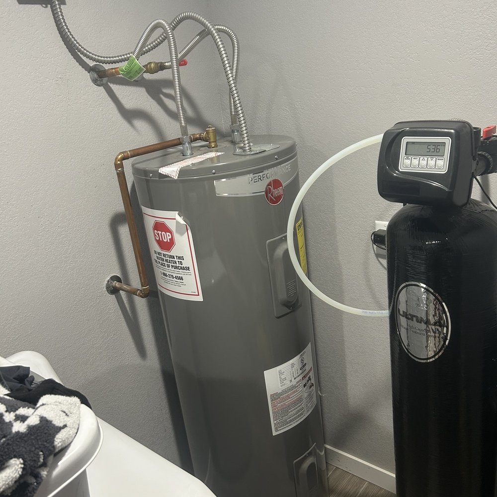 We had Trevor and Dylan install water heater and softener. Quick / good price / clean work! Highly recommended! We had Trevor and Dylan install water heater and softener. Quick / good price / clean work! Highly recommended!