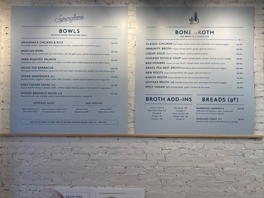 Menu photo 3 Springbone Kitchen Millburn, NJ