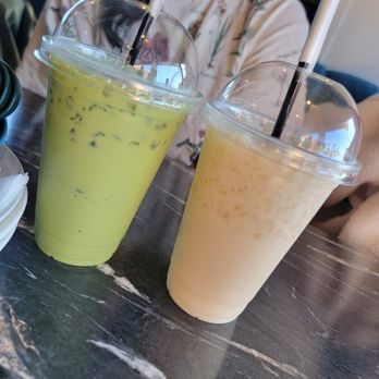 Pho Momma - Thai green tea n Mango something I forgot! But my girls approved! - Noodles Near Me - Sacramento, California